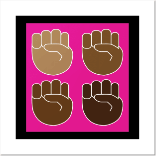 Fight the good fight-pink Posters and Art